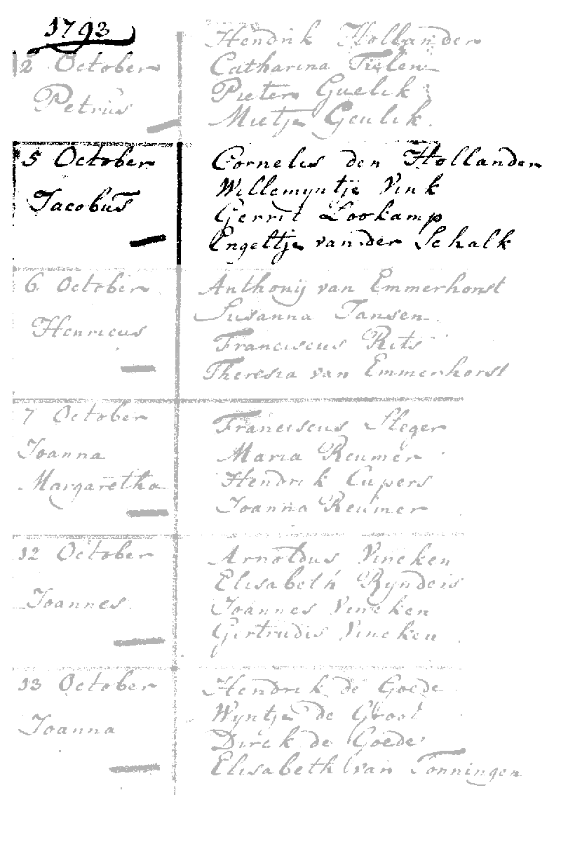 17931005 dp akte RK-Posthoorn-A'dam Jacobus zv C Hollander - W Vink